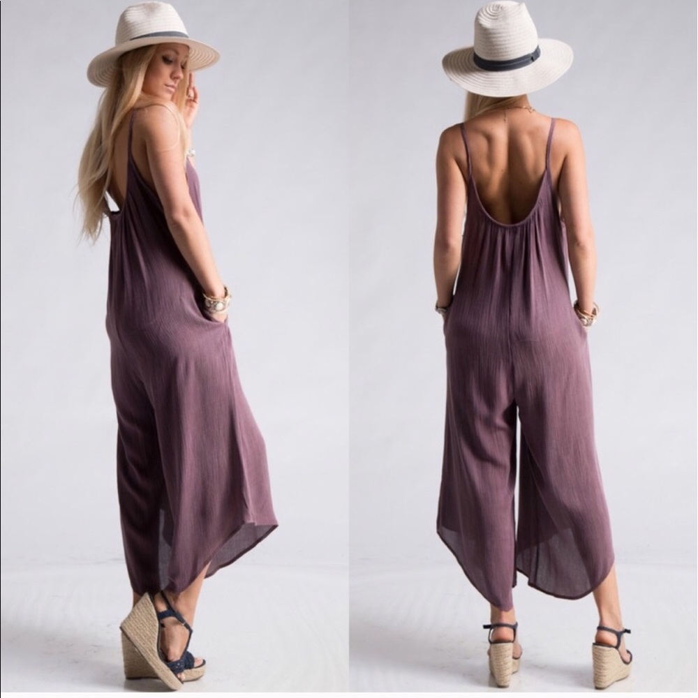 Plum color Romper